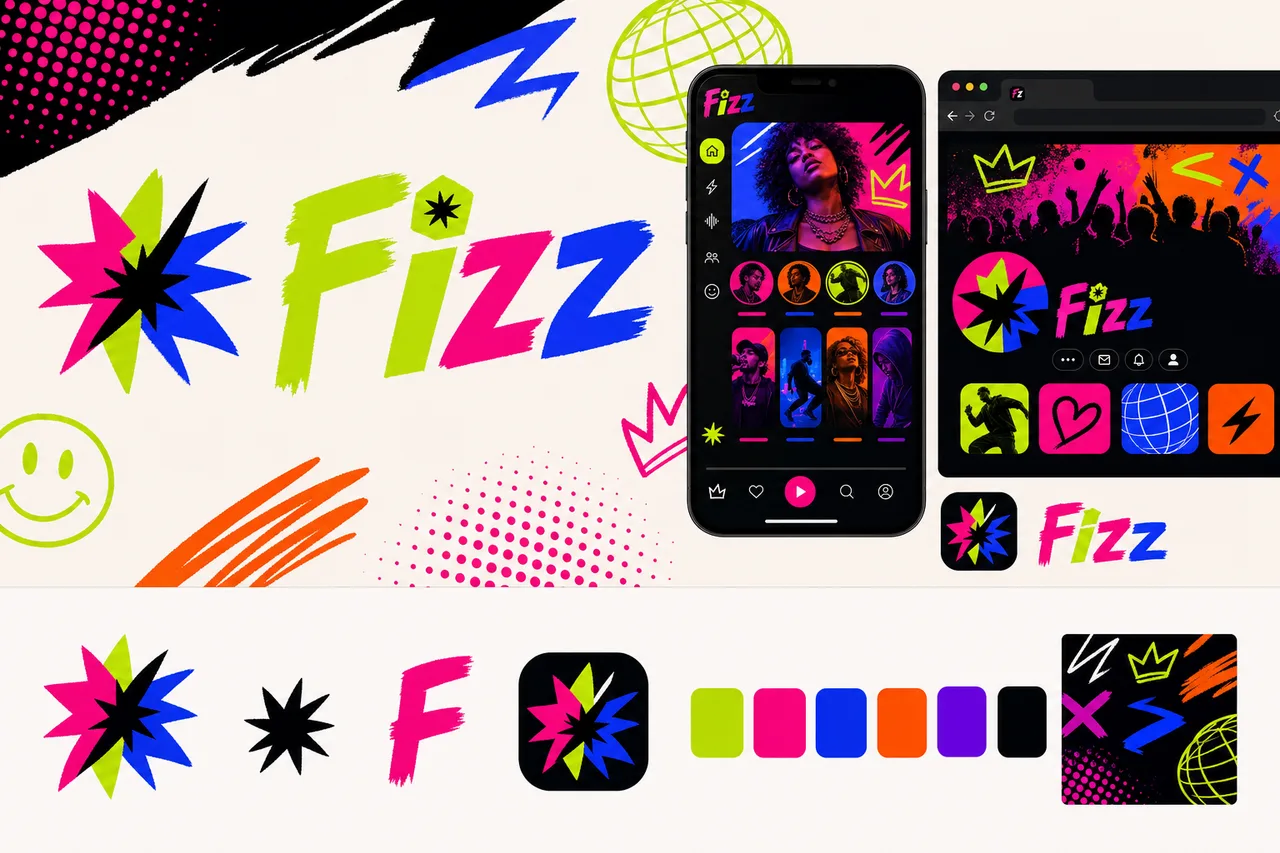 Maximalist / Expressive — the example brand's brief