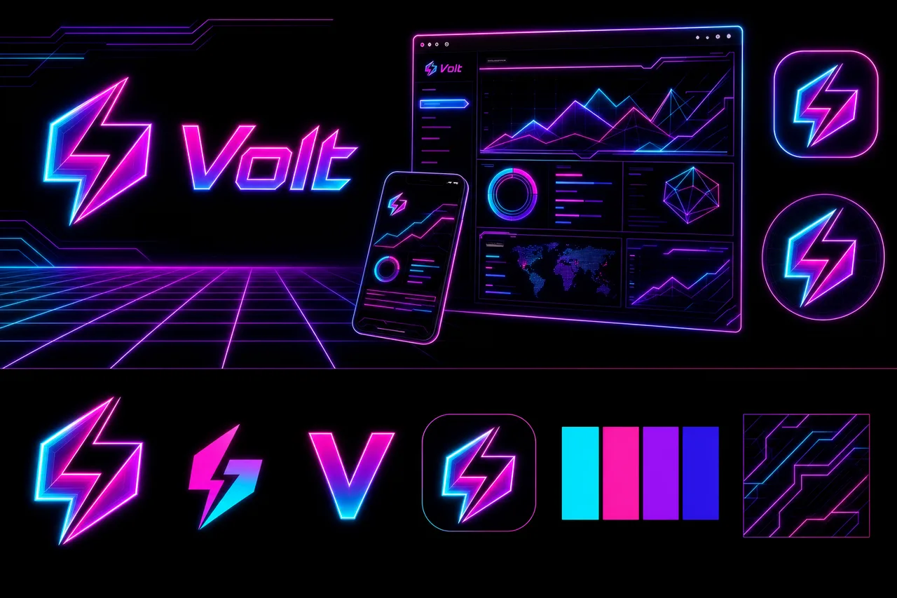 Neon Surge — the example brand's brief