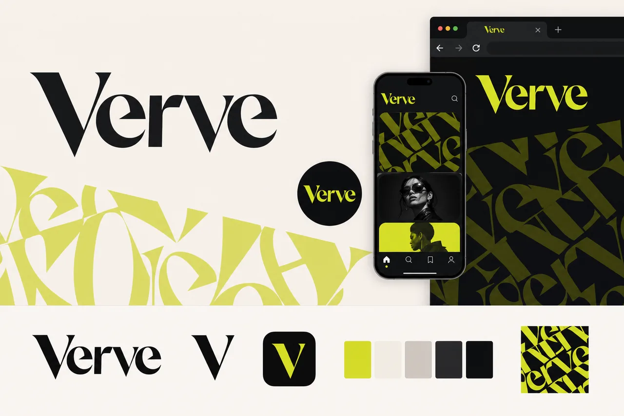 Typographic / Wordmark-led — the example brand's brief
